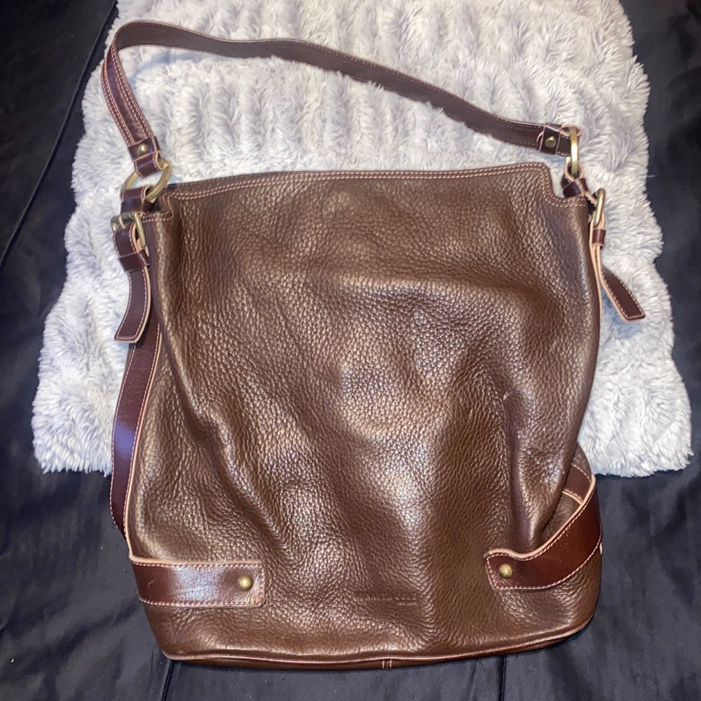 Kenneth Cole pebbled leather bag